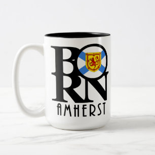 Tasse 2 Couleurs NÉE Amherst NS 15oz