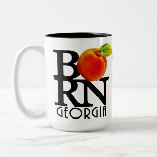 Tasse 2 Couleurs NÉE Géorgie 15oz