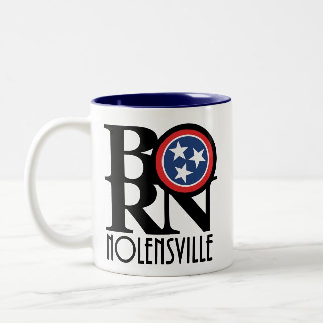 Tasse 2 Couleurs NÉE Nolensville (Gauche)