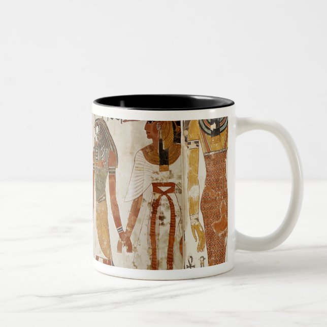 Tasse 2 Couleurs Nefertari est apporté avant le dieu (Droit)