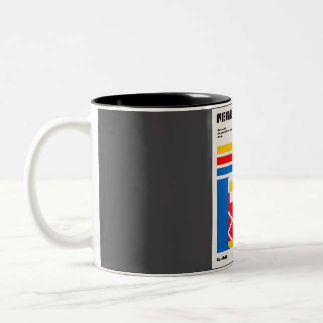 Tasse 2 Couleurs Negroni Cocktail Art (Gauche)