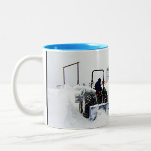 Tasse 2 Couleurs Neige soufflante sur le ranch
