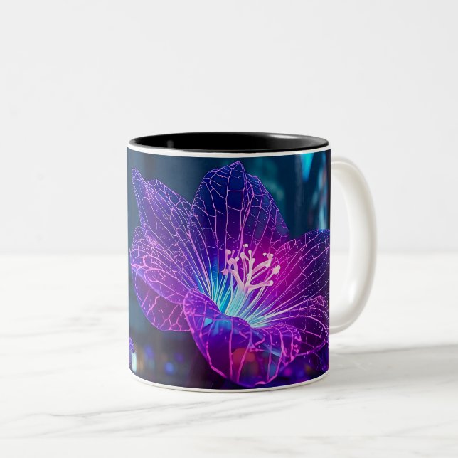 Tasse 2 Couleurs Neon Veins (Devant droit)