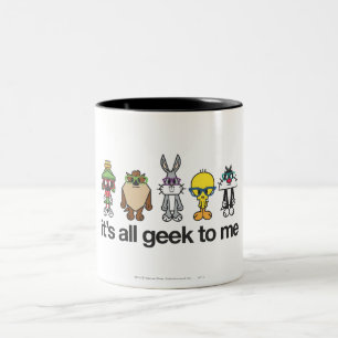Tasse 2 Couleurs Nerds LOONEY TUNES™ - Tous Geeks