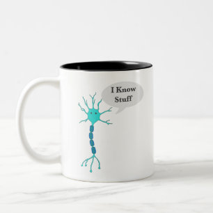 Tasse 2 Couleurs Neurone Je sais des choses