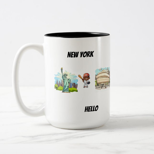 Tasse 2 Couleurs New York (Gauche)