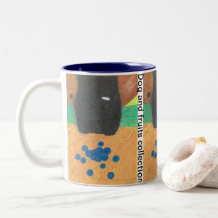 Tasse 2 Couleurs Nez de chien et myrtille