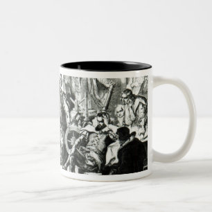 Tasse 2 Couleurs Nicolas Copernic expliquant sa théorie