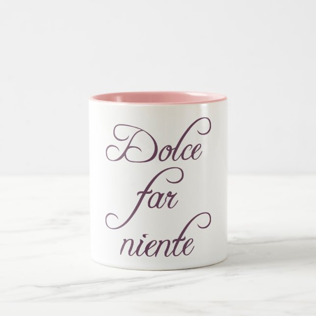 Tasse 2 Couleurs Niente lointain de Dolce (Centre)