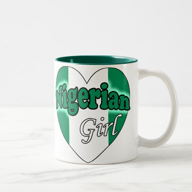 Tasse 2 Couleurs Nigérian Girl (Droit)