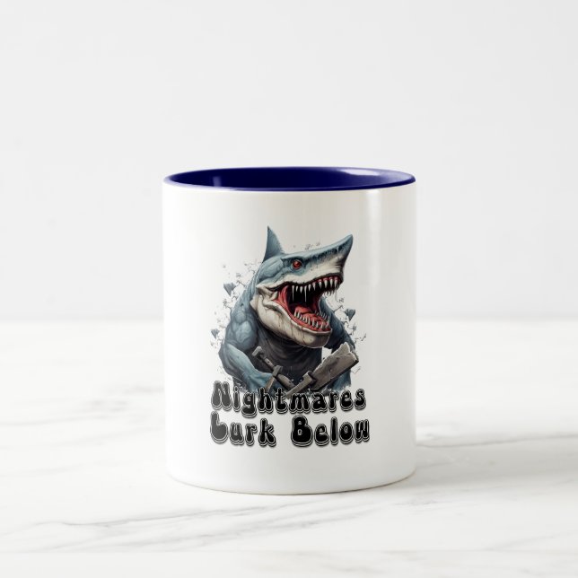 Tasse 2 Couleurs Nightmares Lurk Ci-dessous idée cadeau (Centre)