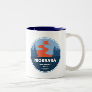 Tasse 2 Couleurs Niobrara Wild Et Rivière Pittoresque Nebraska