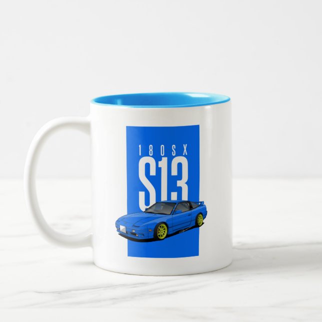 Tasse 2 Couleurs Nissan Silvia S13 180SX (Gauche)
