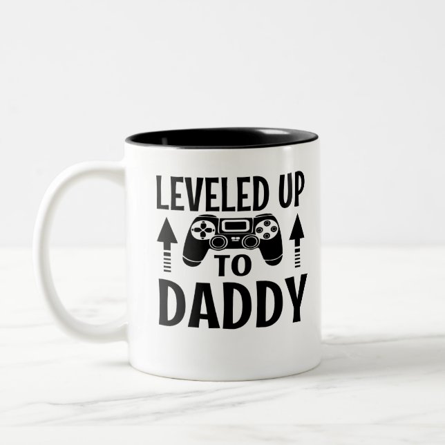 Tasse 2 Couleurs Niveau jusqu'à dADDY (Gauche)