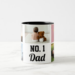 Tasse 2 Couleurs No 1 Meilleur père de tous les temps - Photo Fêt