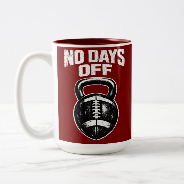 Tasse 2 Couleurs No Days Off Football (Gauche)