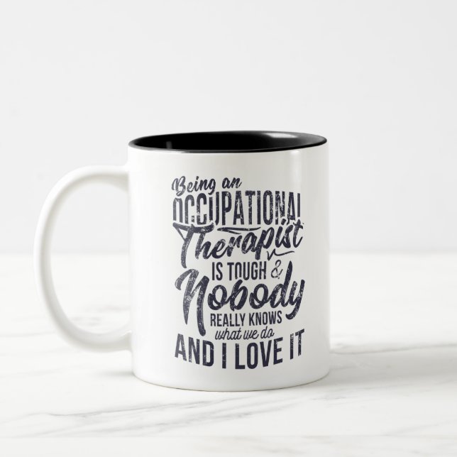 Tasse 2 Couleurs Nobody Really Knows What We Do (Gauche)