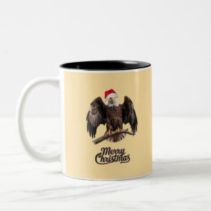 Tasse 2 Couleurs Noël à Bald Eagle