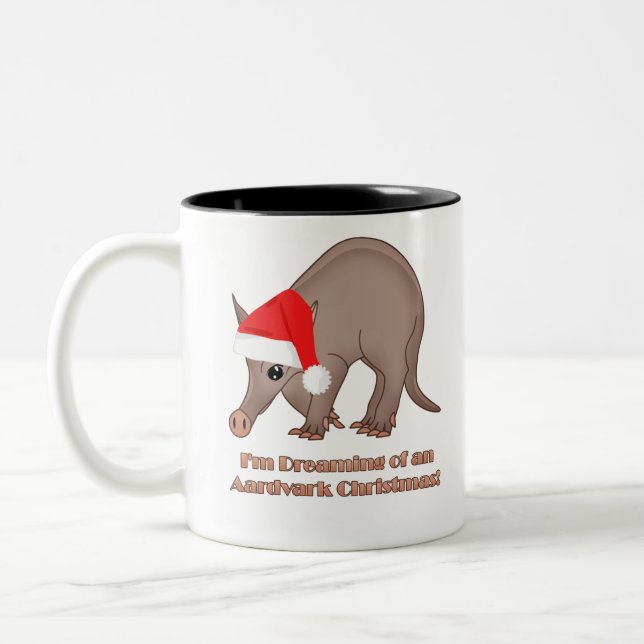 Tasse 2 Couleurs Noël d'Aardvark (Gauche)