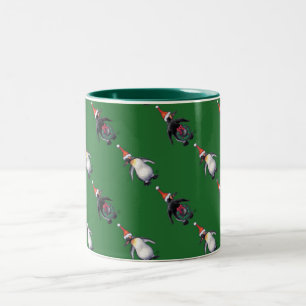 Tasse 2 Couleurs Noël des pingouins