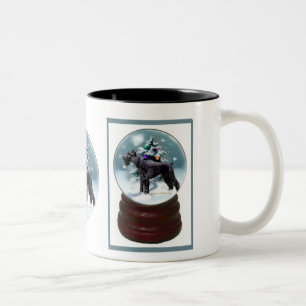 Tasse 2 Couleurs Noël du géant Schnauzer
