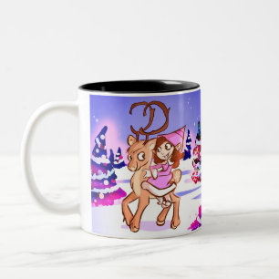 Tasse 2 Couleurs Noël Elf