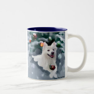 Tasse 2 Couleurs Noël Eskimo Chien américain