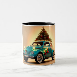 Tasse 2 Couleurs noël et une voiture de collection