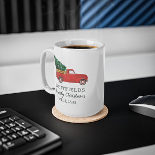 Tasse 2 Couleurs Noël Famille Reunion Papa Fête Personnalisée