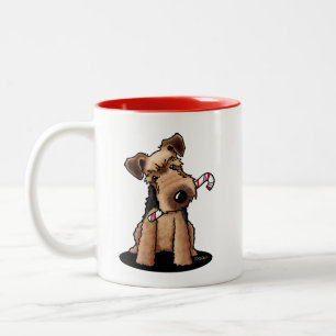 Tasse 2 Couleurs Noël KiniArt Welsh Terrier