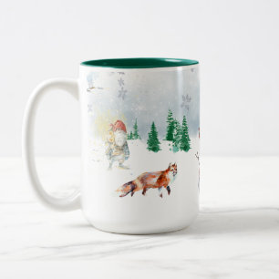Tasse 2 Couleurs Noël Magique Scandinave d'Hiver