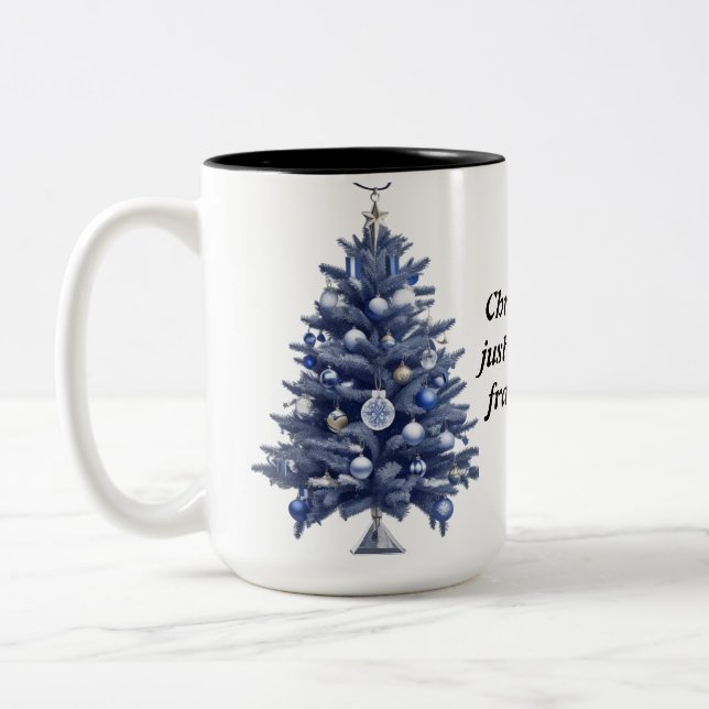Tasse 2 Couleurs Noël n'est pas qu'un jour, c'est un état d'esprit (Gauche)