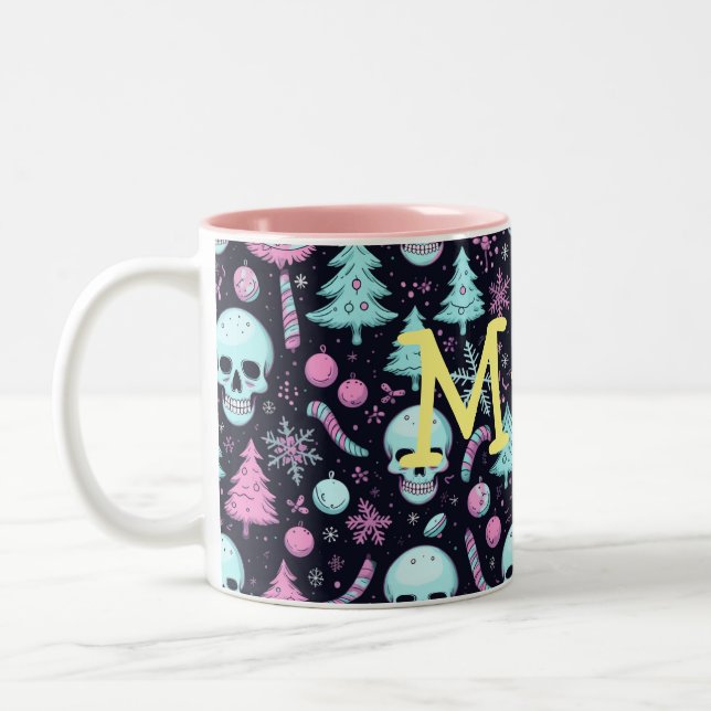 Tasse 2 Couleurs Noël Pastel Goth (Gauche)