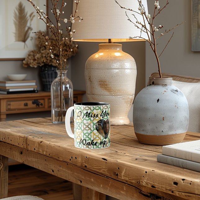 Tasse 2 Couleurs Noeuds celtiques Conception personnalisée Texte et (Créateur téléchargé)