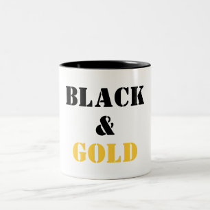 Tasse 2 Couleurs Noir et or