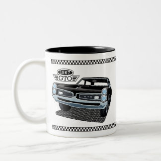 Tasse 2 Couleurs Noir Pontiac GTO 1967