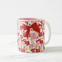 Tasse 2 Couleurs Noix de Lychee Botanique aux Épices de Fête Casse-