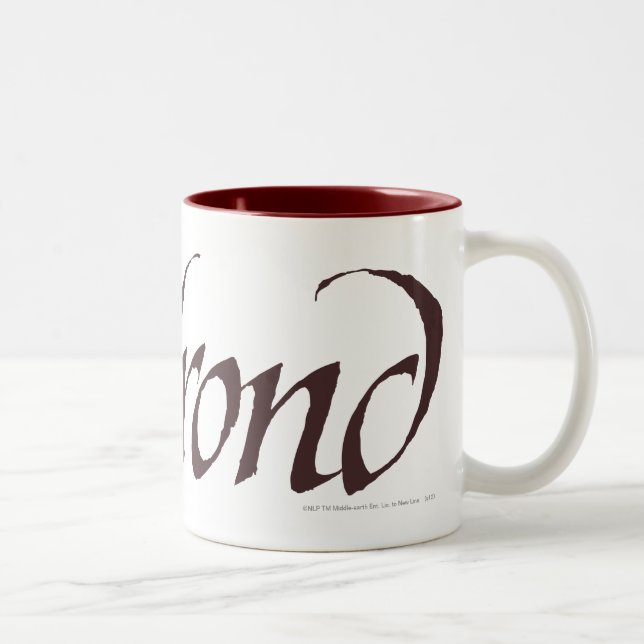Tasse 2 Couleurs Nom ELROND™ Solide (Droit)