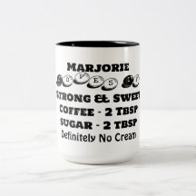 Nom minimaliste moderne funky amateur de café