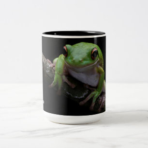 Tasse 2 Couleurs Nom personnalisé Grenouilles
