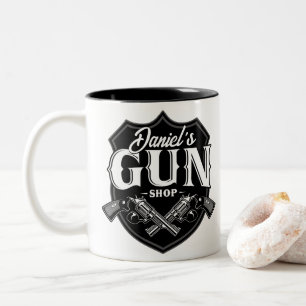 Tasse 2 Couleurs NOM PERSONNALISÉ Vieux Armes à feu