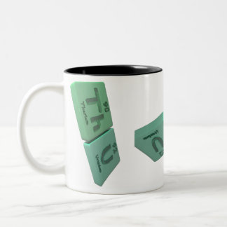 Tasse 2 Couleurs Nom-Thu-Th-U-thorium-Uranium