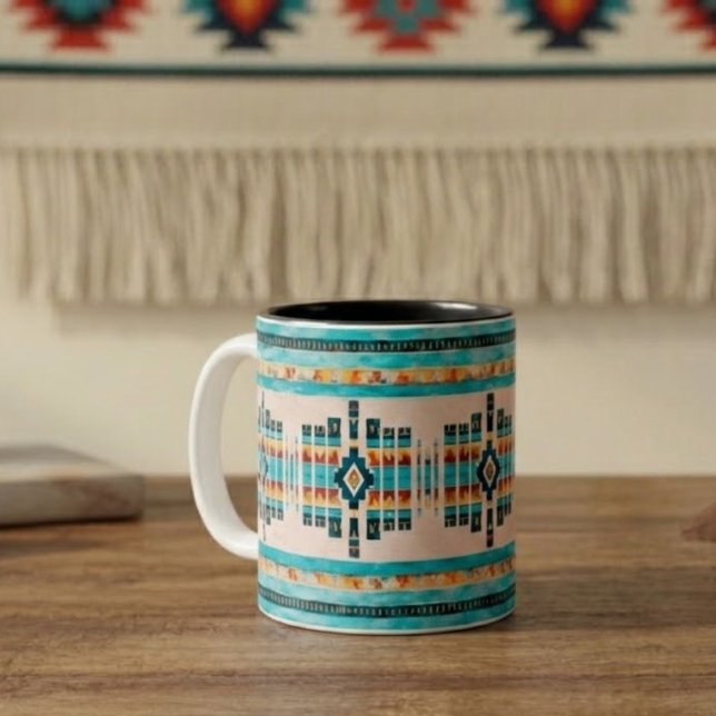 Tasse 2 Couleurs Nomade Moderne (Créateur téléchargé)