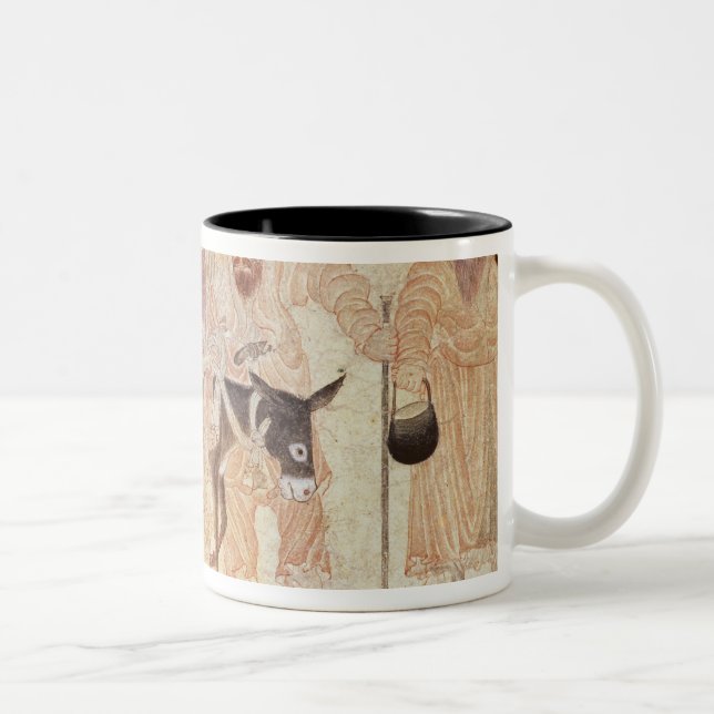 Tasse 2 Couleurs Nomades mongols avec un âne, XVème siècle (Droit)