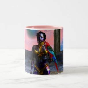 TASSE 2 COULEURS NORA CYBER WARRIOR