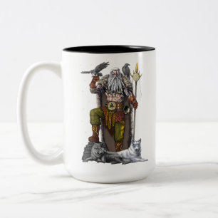 Tasse 2 Couleurs Norse Viking Dieu Odin