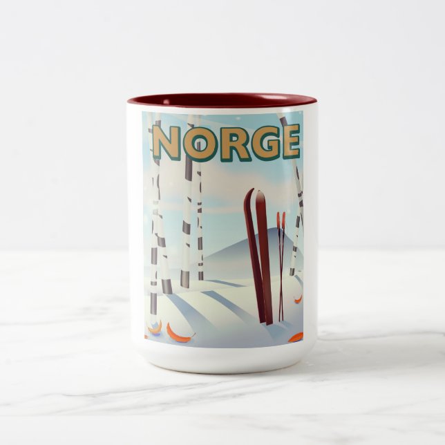 Tasse 2 Couleurs Norvège (Centre)