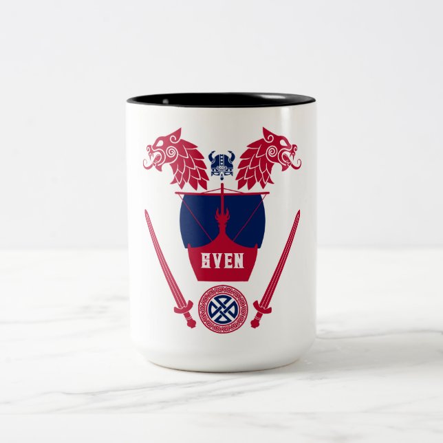 Tasse 2 Couleurs Norvégien Viking (Centre)