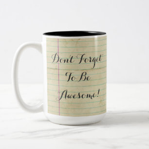 Tasse 2 Couleurs NotebookDFTBA n'oublient pas d'être impressionnan