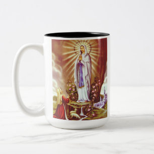 Tasse 2 Couleurs Notre Dame de Lourdes
